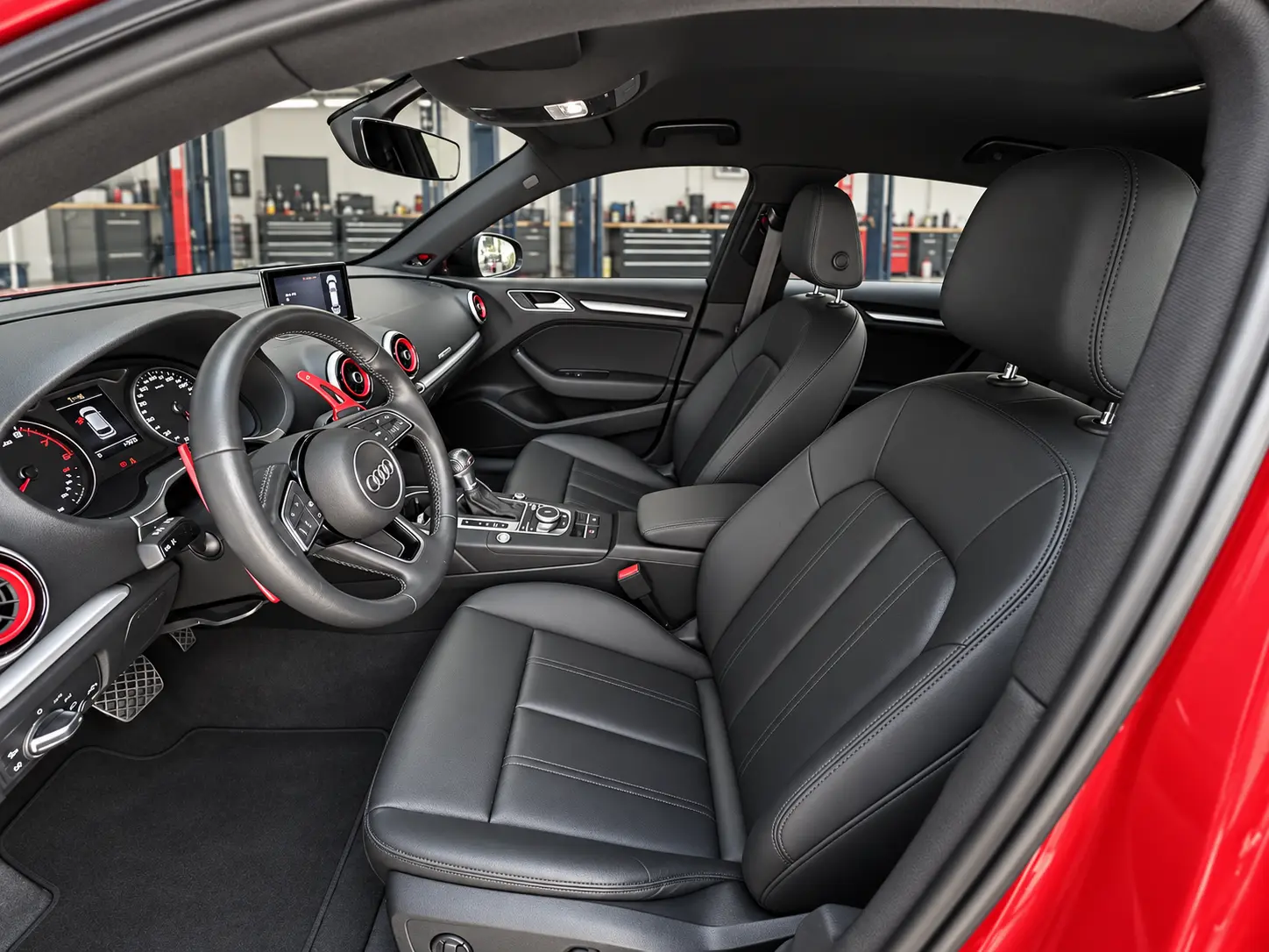 Audi A3 deri koltuk döşemesi ve direksiyon