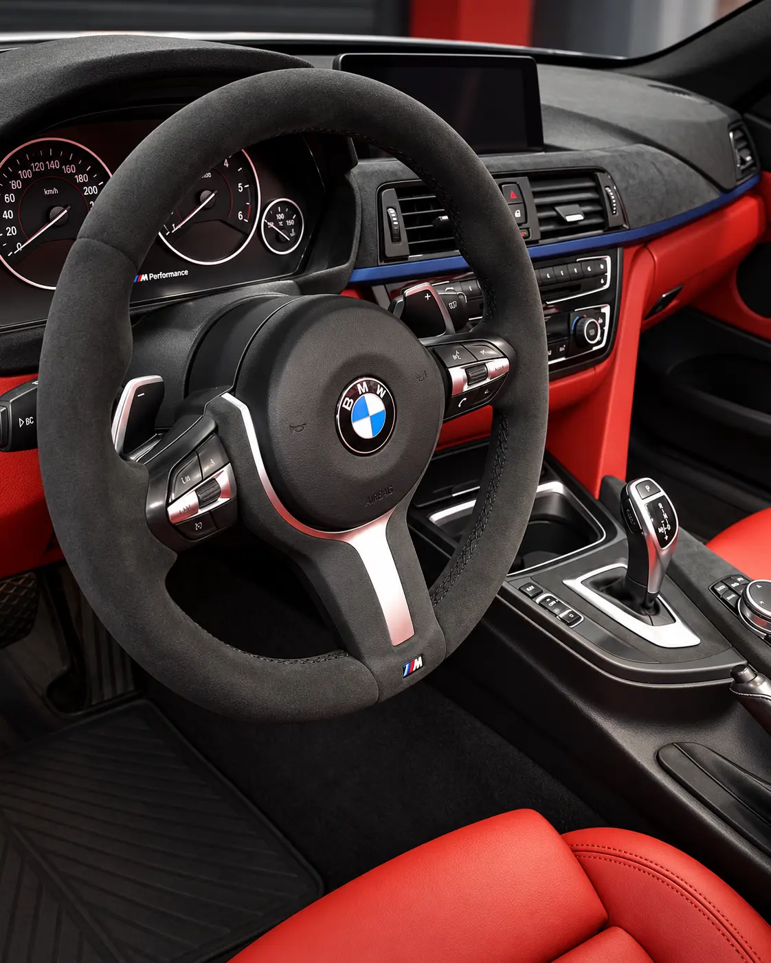 BMW F33 4 Serisi Cabrio M Sport orijinal Alcantara kaplama