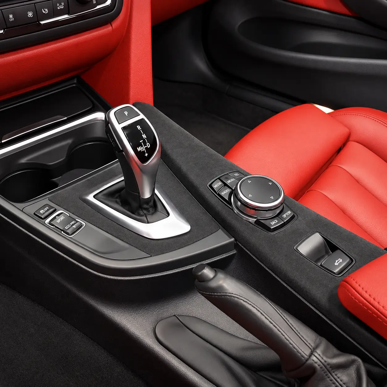 BMW F33 Alcantara orta konsol ve vites çevresi trim kaplama