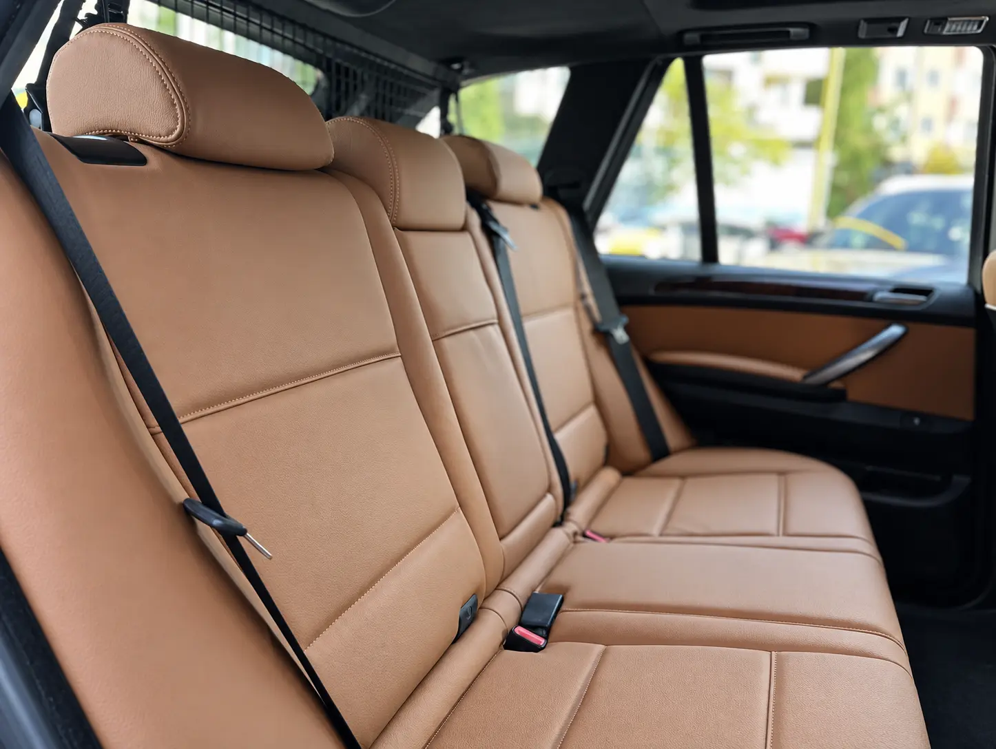 BMW X5 E53 cognac suni deri arka koltuklar