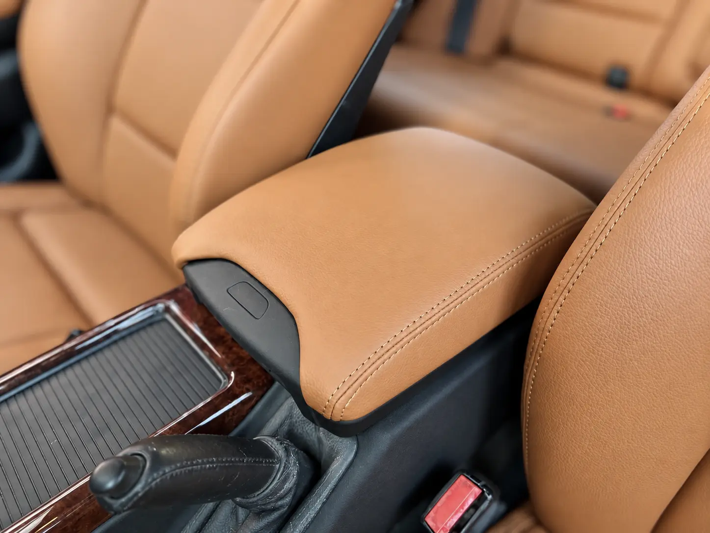 BMW X5 E53 cognac suni deri orta kol dayama