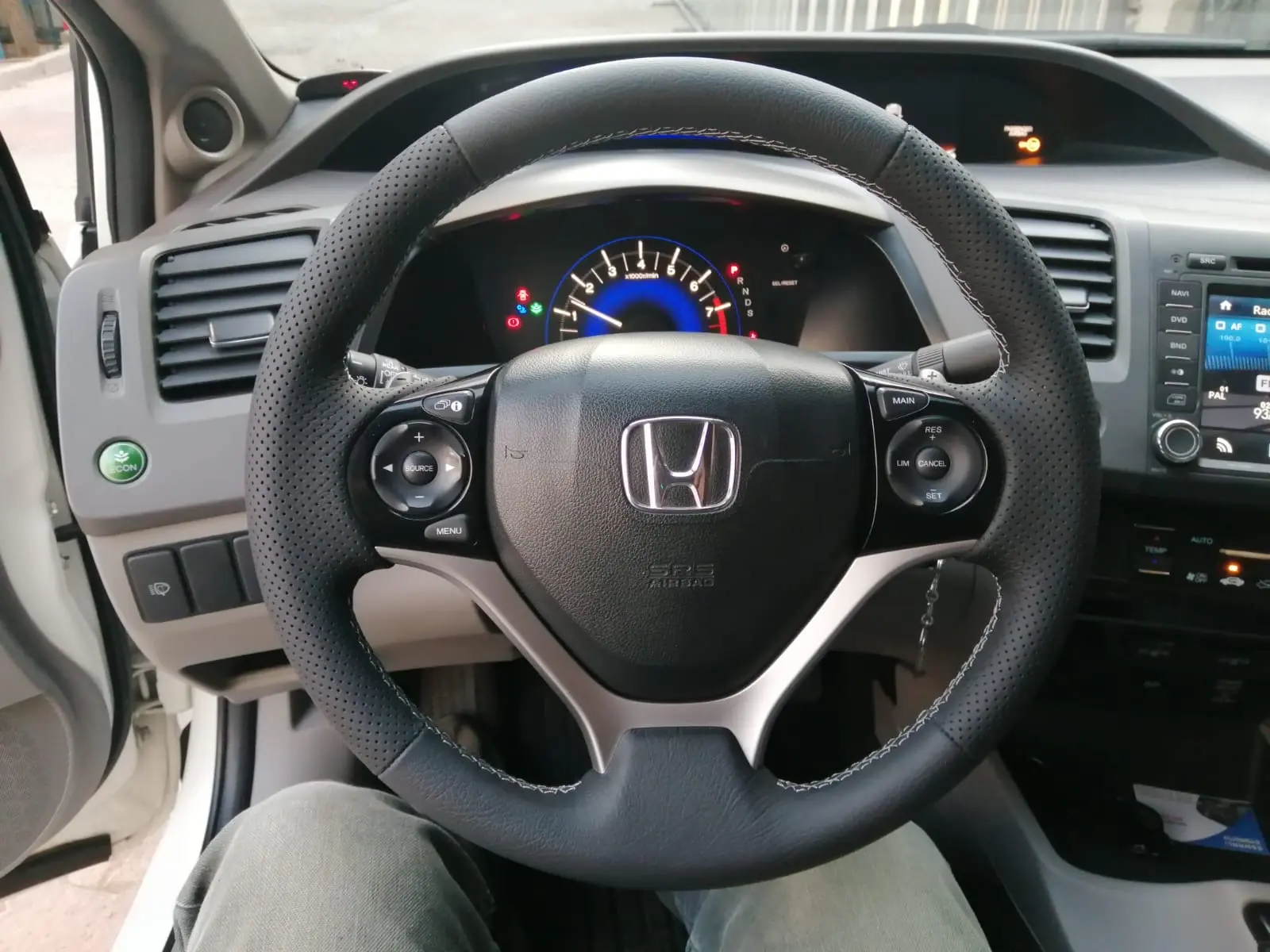 Honda Civic deri direksiyon kaplama