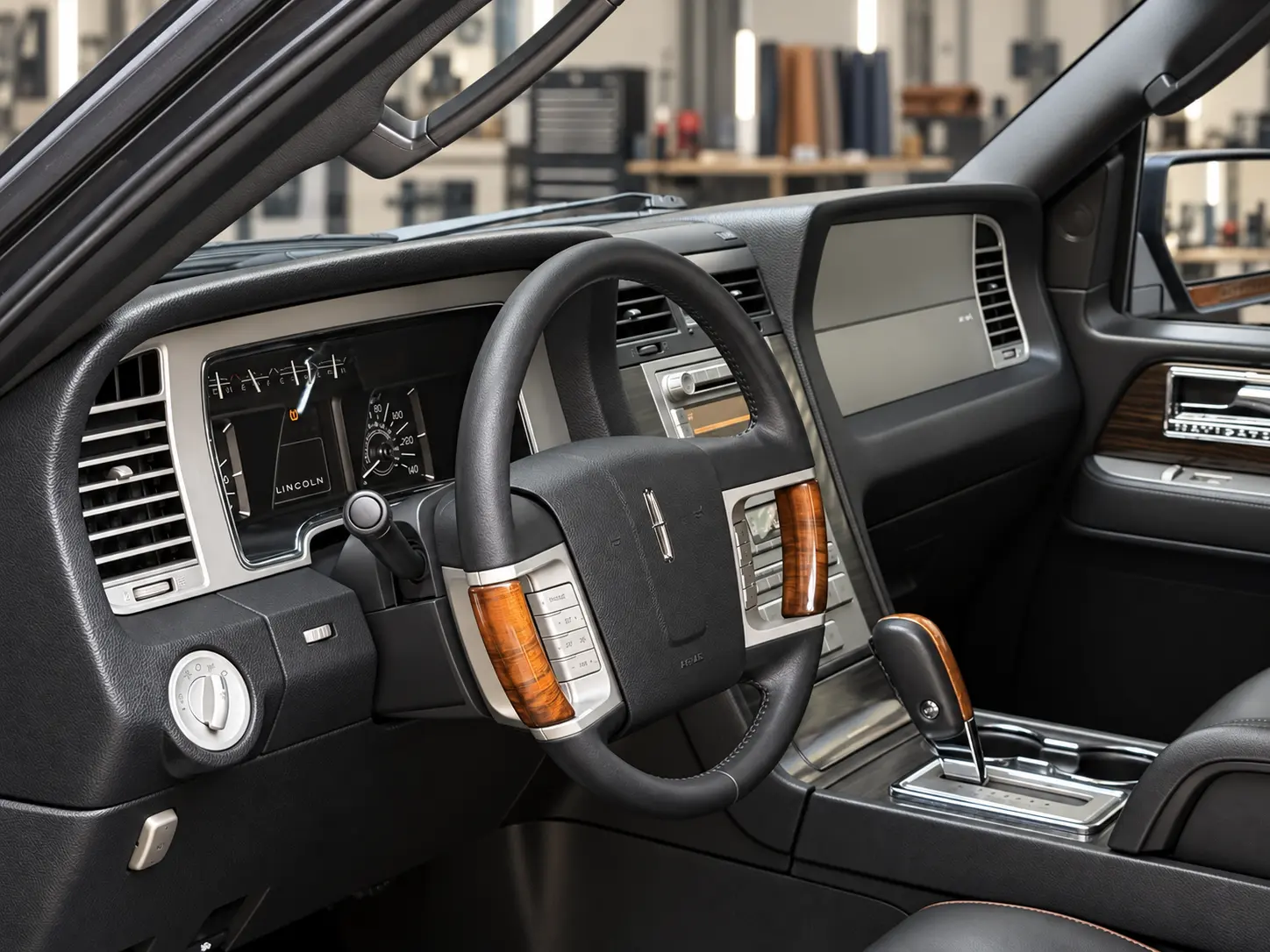 Lincoln Navigator deri direksiyon kaplama gerçek uygulaması