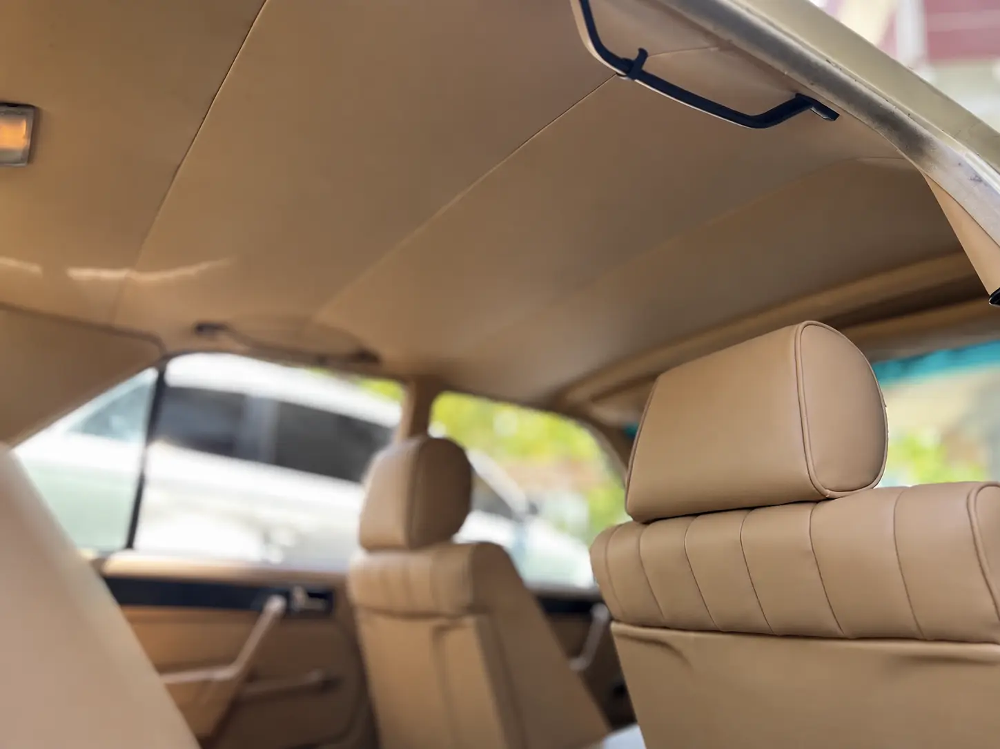 Mercedes W201 deri gergi tavan uygulaması