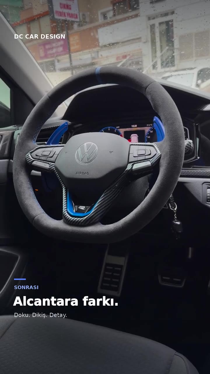 Volkswagen Polo Alcantara Direksiyon Uygulaması video kapağı